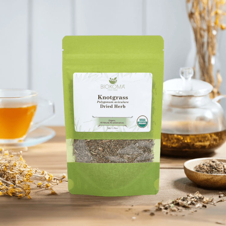Knotgrass (Polygonum aviculare) Organic Dried Herb 50g 1.76oz - BIOKOMA® - Dried Herbs