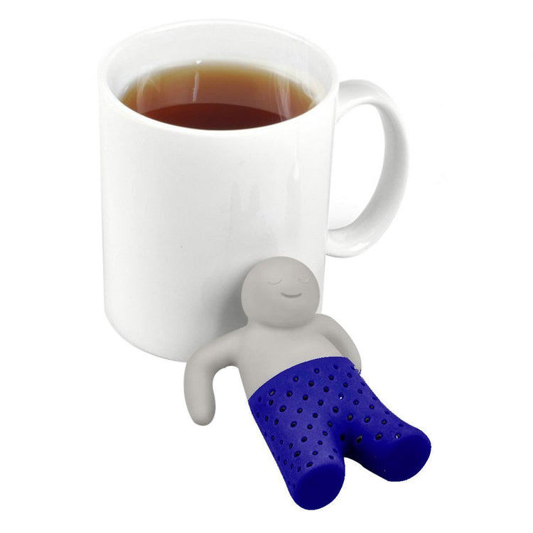 Silicone Little Man Tea Herb Infuser Strainer - BIOKOMA® - Dried Herbs