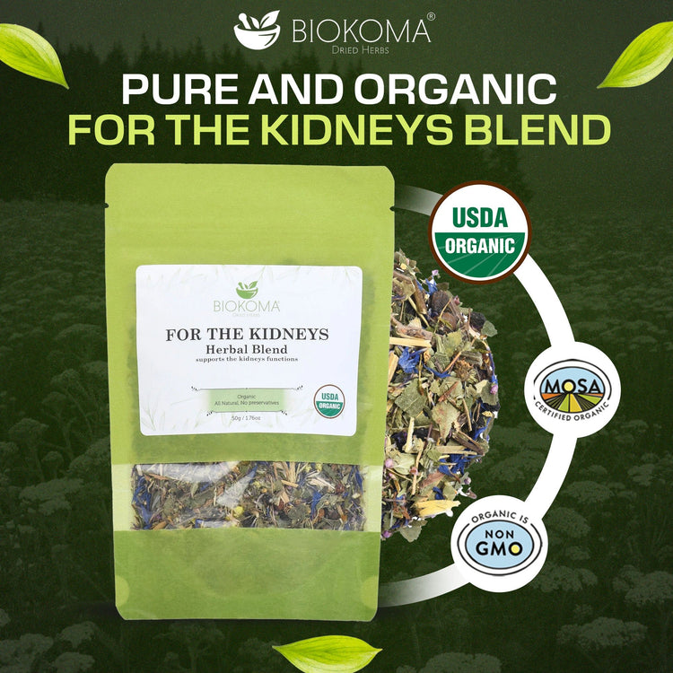 For The Kidneys Organic Blend 50g 1.76oz - BIOKOMA® - Dried Herbs