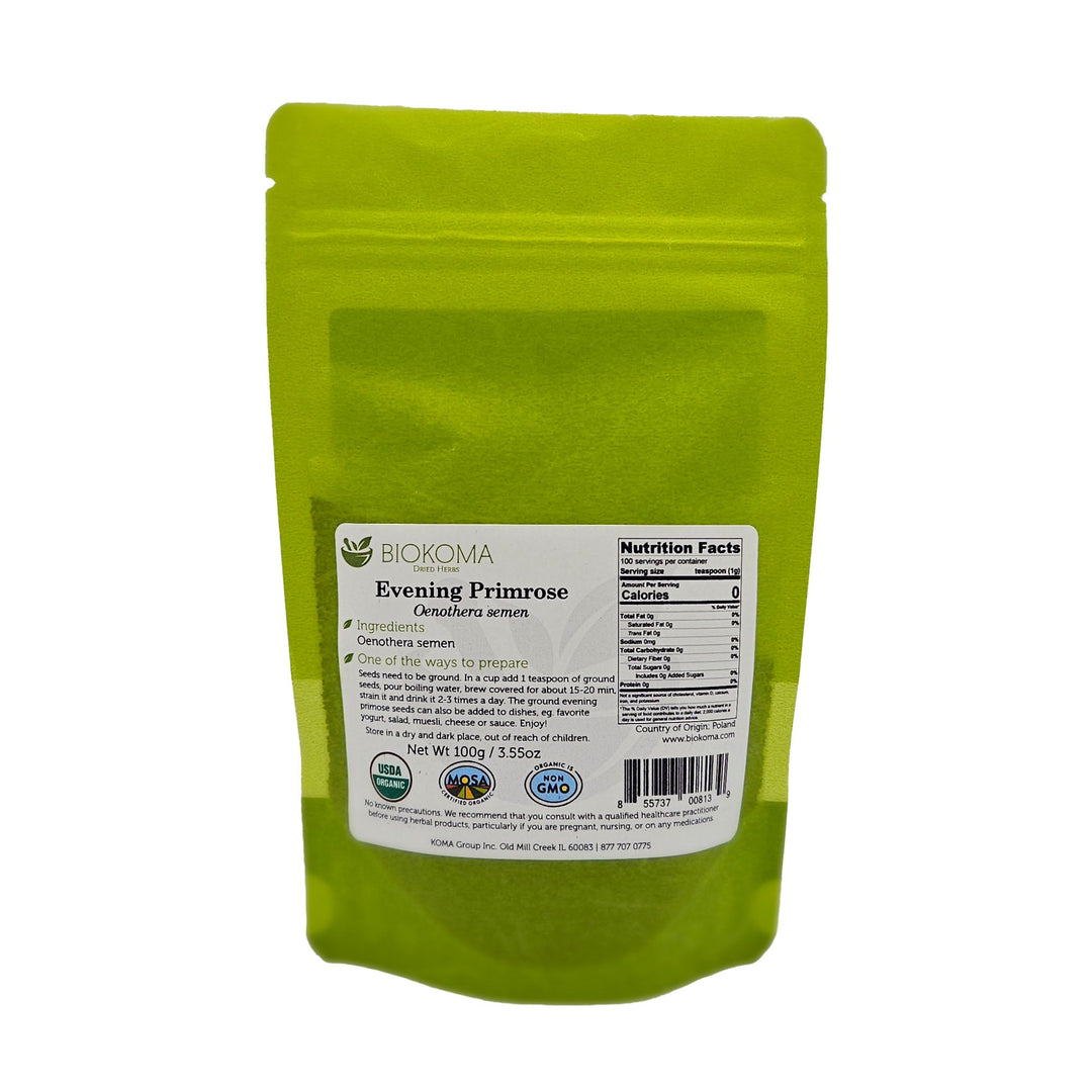 Organic Herb - Evening Primrose (Oenothera Semen) Organic Seeds 100g 3.55oz