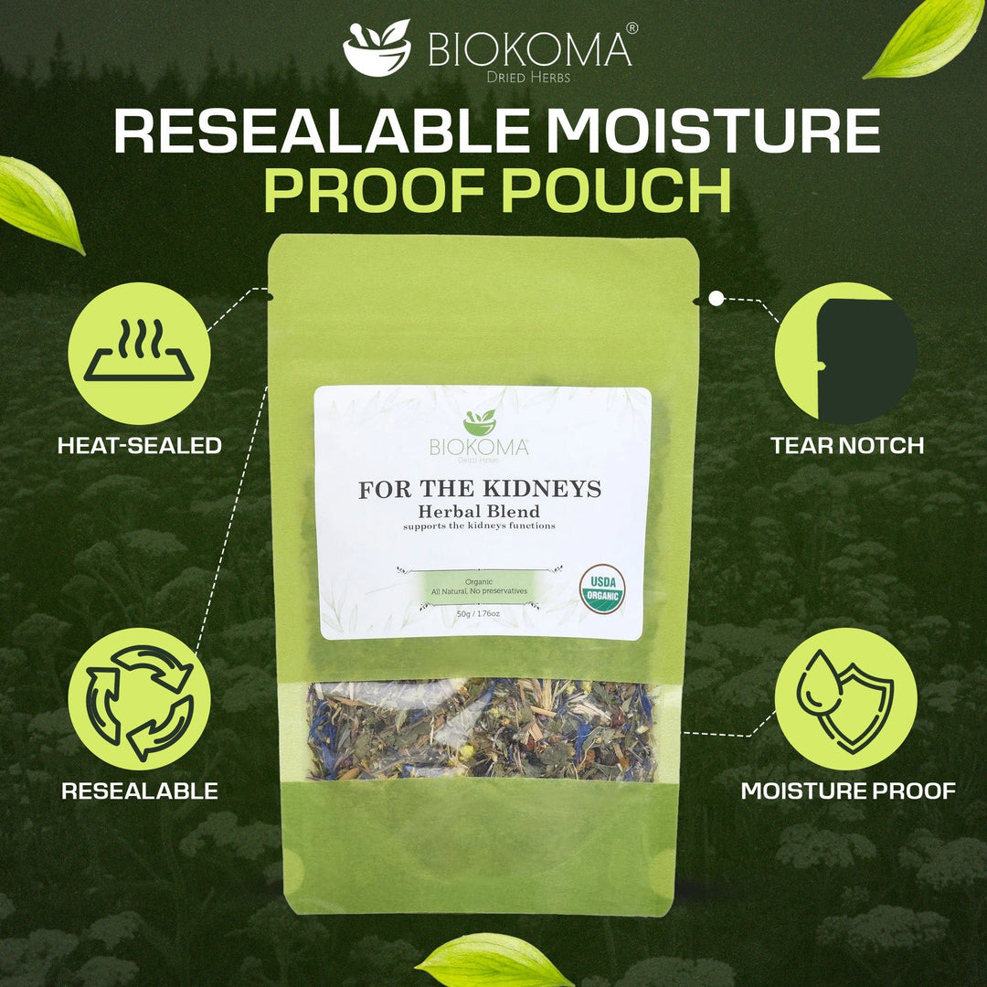 For The Kidneys Organic Blend 50g 1.76oz - BIOKOMA® - Dried Herbs