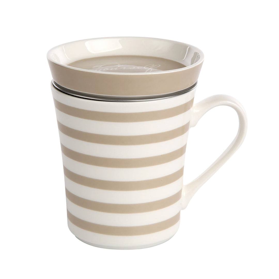 Tea Herb Mug Cup with Infuser and Lid 10fl oz - 4 Colors-BIOKOMA® - Dried Herbs