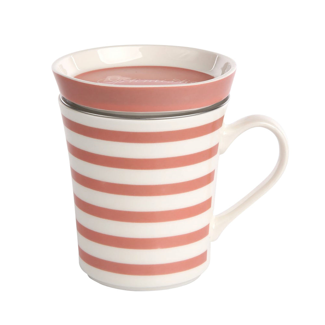Tea Herb Mug Cup with Infuser and Lid 10fl oz - 4 Colors-BIOKOMA® - Dried Herbs