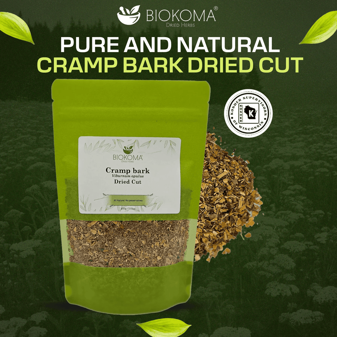 Cramp Bark (Viburnum opulus) Dried Cut 100g 3.55 oz - BIOKOMA® - Dried Herbs