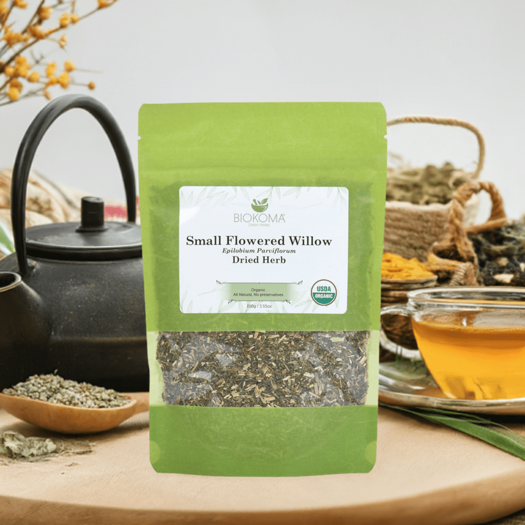 Small - Flowered Willow (Epilobium parviflorum) Organic Dried Herb 100g 3.55oz - BIOKOMA® - Dried Herbs