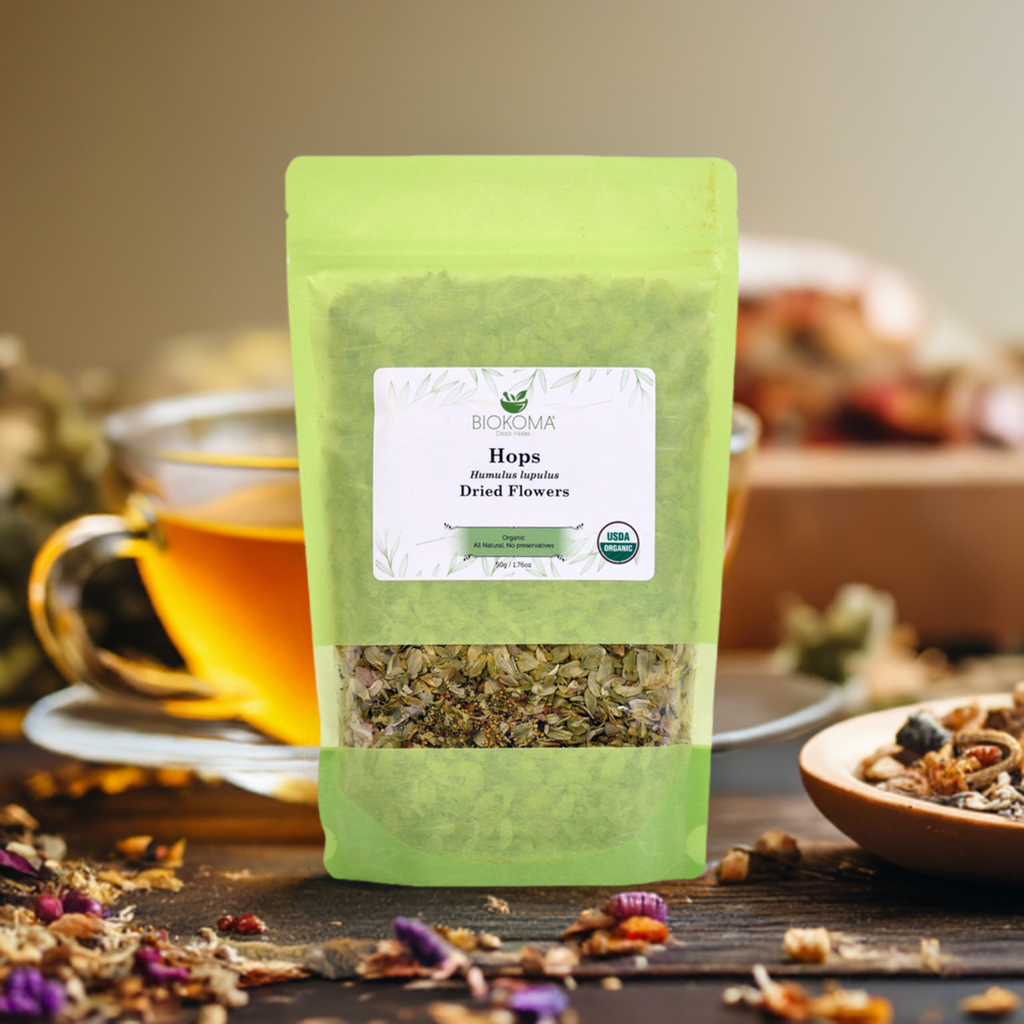Organic Herb - Hops (Humulus Lupulus) Organic Dried Flowers 