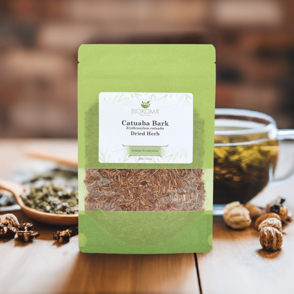 Catuaba Bark (Erythroxylum catuaba) Dried Herb 100g 3.55oz - BIOKOMA® - Dried Herbs