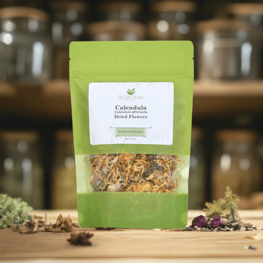 Calendula (Calendula officinalis) Dried Flowers 50g 1.76oz - BIOKOMA® - Dried Herbs