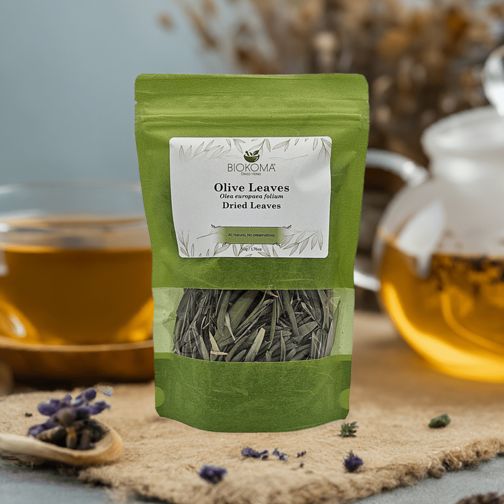 Olive Leaves (Olea europaea folium) Dried Leaves 50g 1.76oz - BIOKOMA® - Dried Herbs