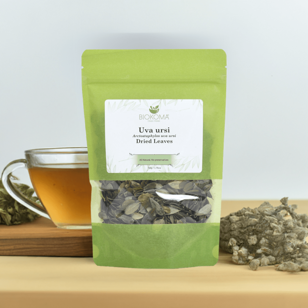 Uva ursi (Arctostaphylos uva ursi) Dried Leaves 50g 1.76oz - BIOKOMA® - Dried Herbs