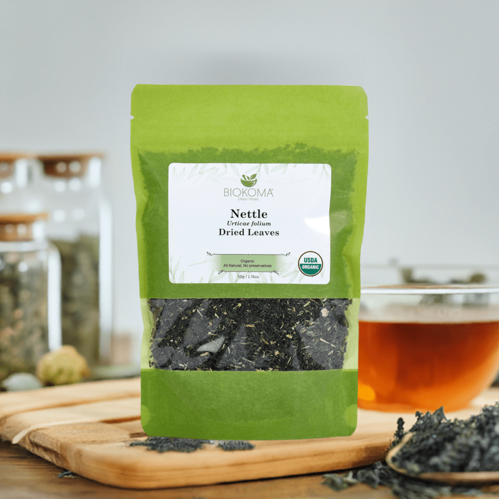 Nettle (Urticae folium) Organic Dried Leaves 50g 1.76oz - BIOKOMA® - Dried Herbs