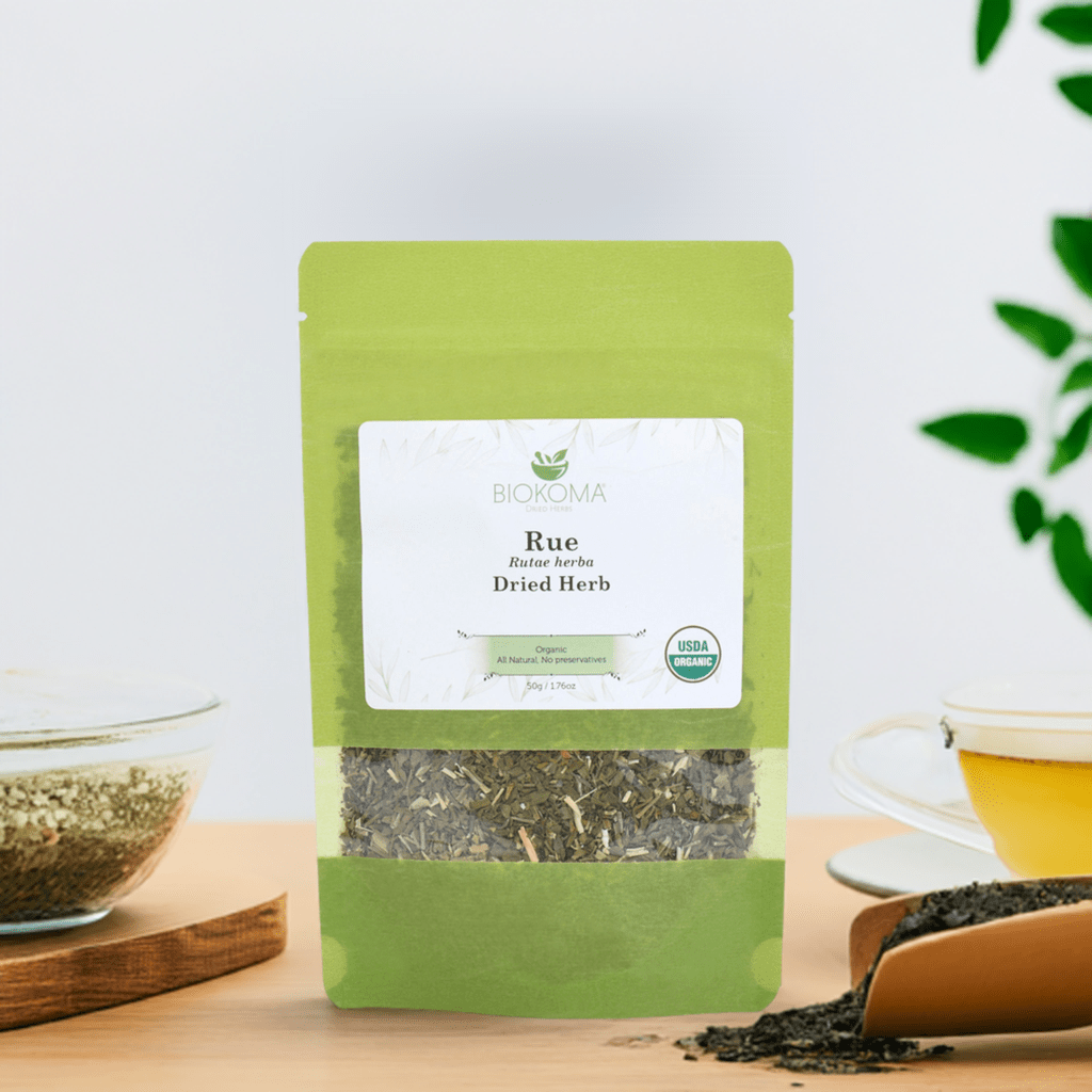 Rue (Rutae herba) Organic Dried Herb 50g 1.76oz - BIOKOMA® - Dried Herbs