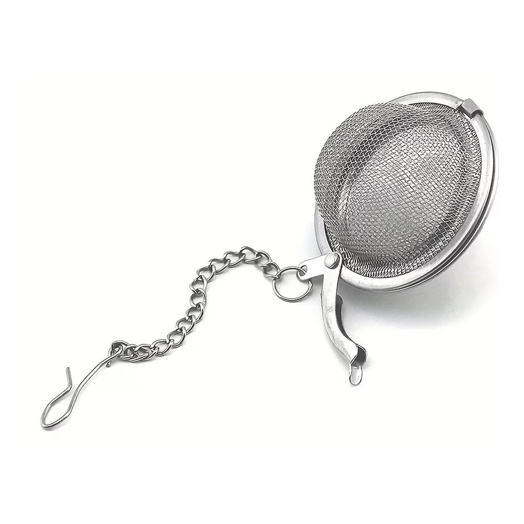 Stainless Steel Ball Tea Infuser with Chain - BIOKOMA® - Dried Herbs