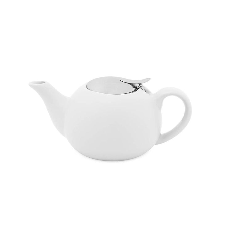 Ceramic Pot with Infuser - White | Biokoma.com