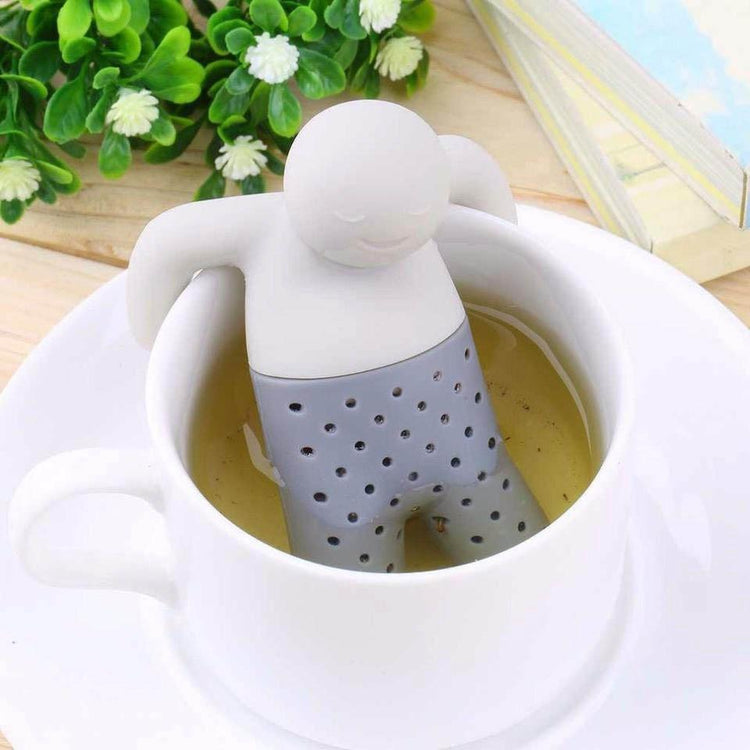 Silicone Little Man Tea Herb Infuser Strainer | Biokoma.com