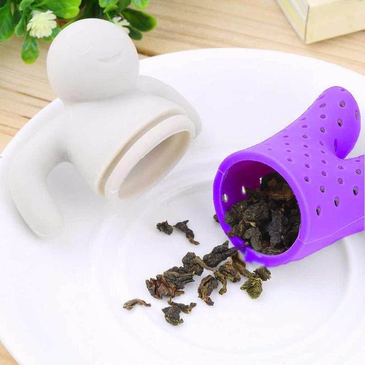 Silicone Little Man Tea Herb Infuser Strainer | Biokoma.com