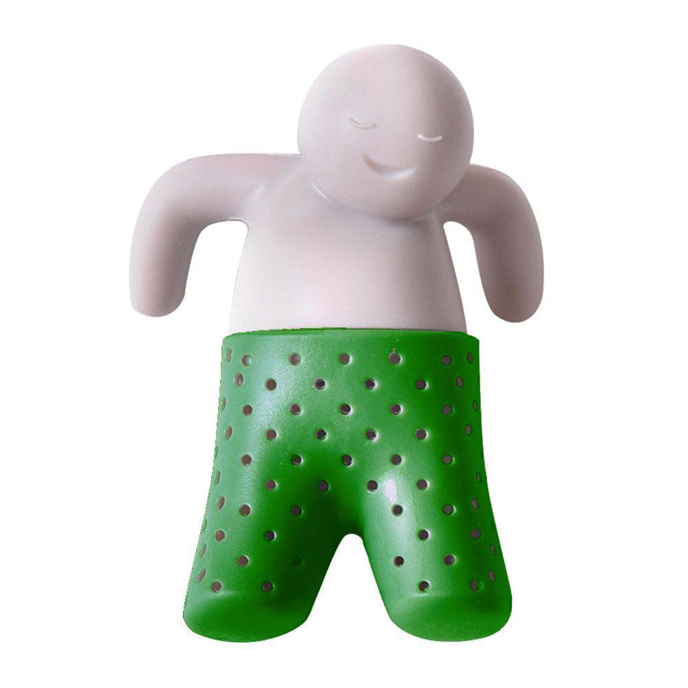 Silicone Little Man Tea Herb Infuser Strainer | Biokoma.com