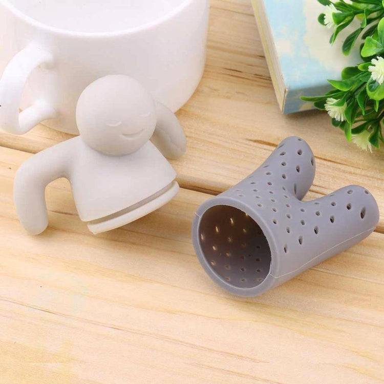 Silicone Little Man Tea Herb Infuser Strainer | Biokoma.com