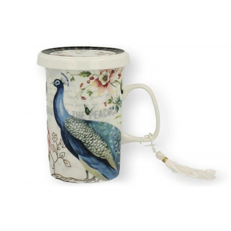 Tea Herb Mug Cup with Infuser and Lid 10.1fl oz - Picoc | Biokoma.com