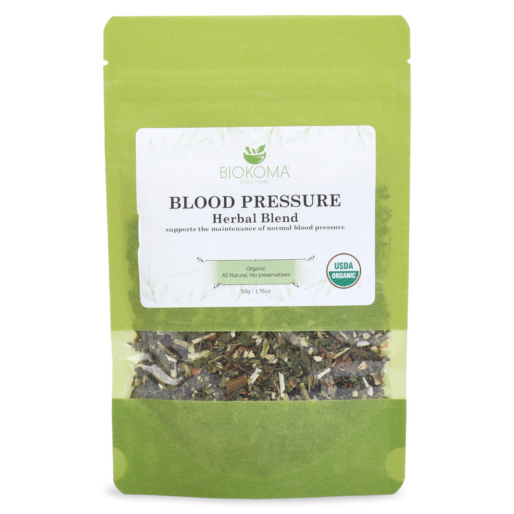Biokoma Blood Pressure Organic Herbal Tea Blend 50g 1.76oz