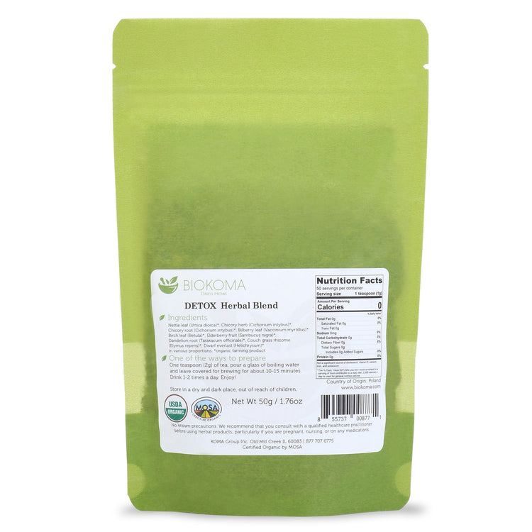 Blend Herb - Detox 50g 1.76oz Organic Blend