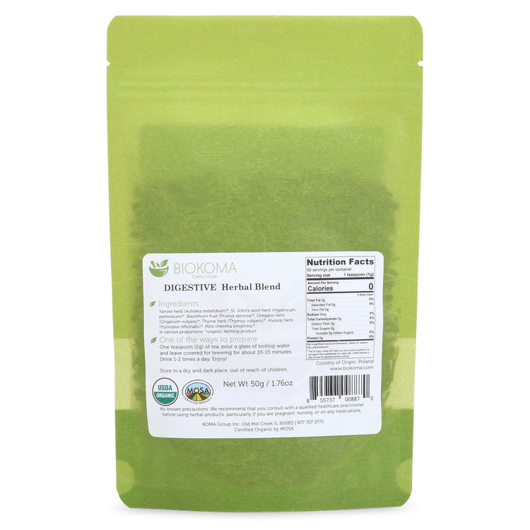 Digestive Organic Blend 50g 1.76oz Herbal Tea