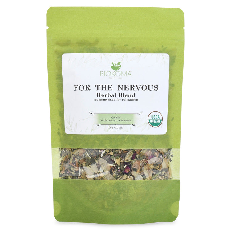 Blend Herb - For The Nervous Organic Blend 50g 1.76oz