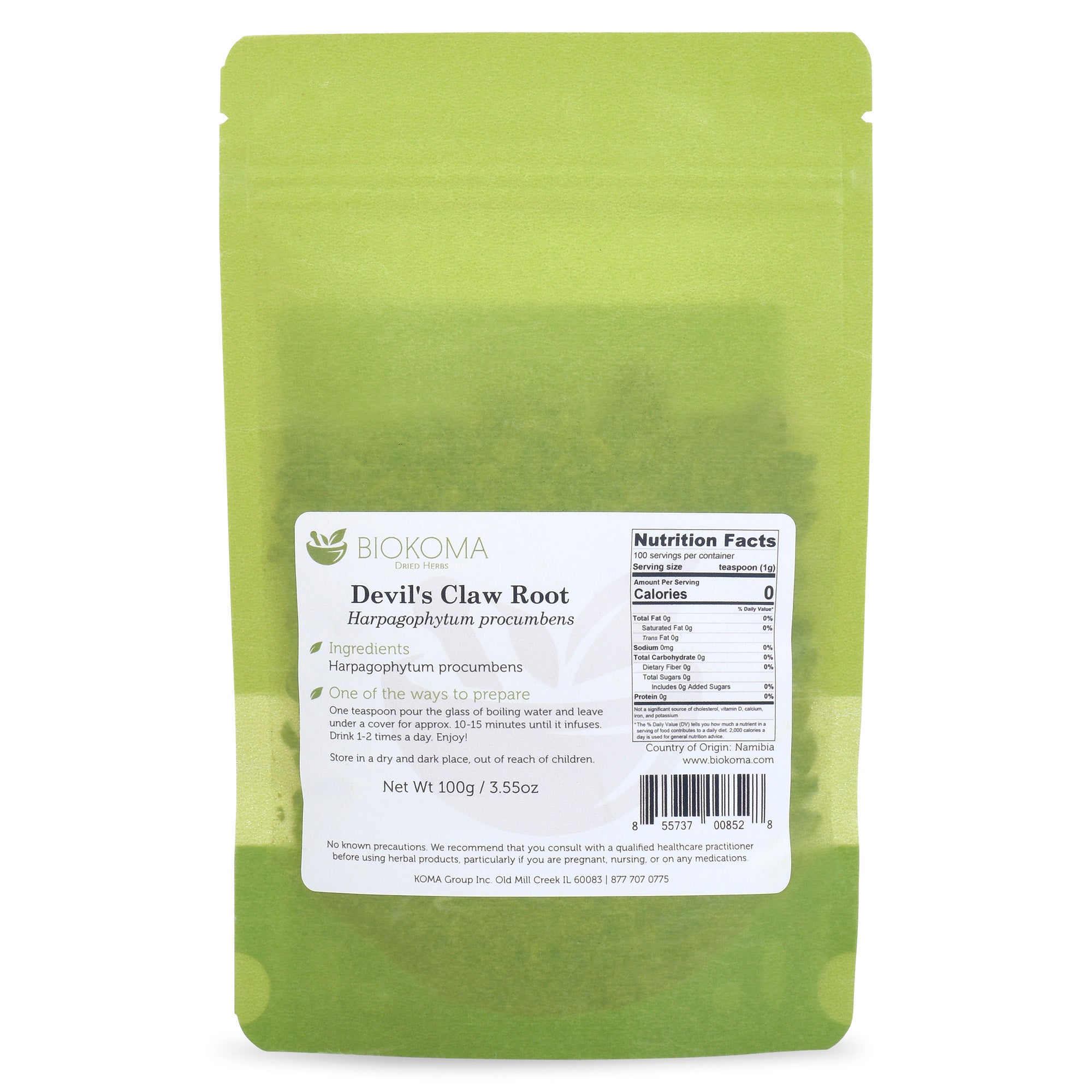 Devil's Claw Root (Harpagophytum Procumbens) Herbal Tea