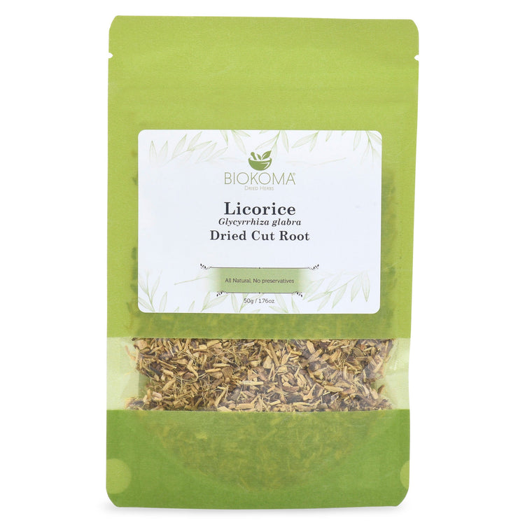 Licorice (Glycyrrhiza glabra) Dried Cut Root Herbal Tea