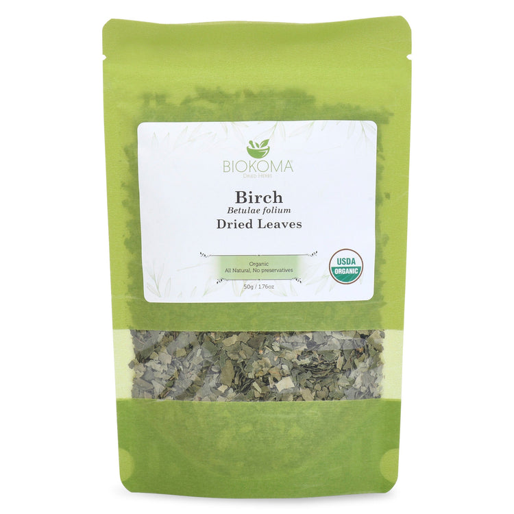 Organic Birch (Betulae folium) Dried Leaves Herbal Tea