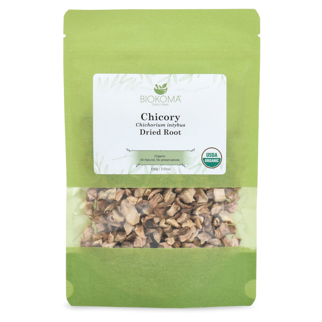 Chicory (Chichorium Intybus) Organic Dried Root Herbal Tea