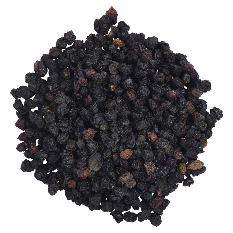 Elderberries Sambucus Nigra Organic Dried Fruits Herbal Tea