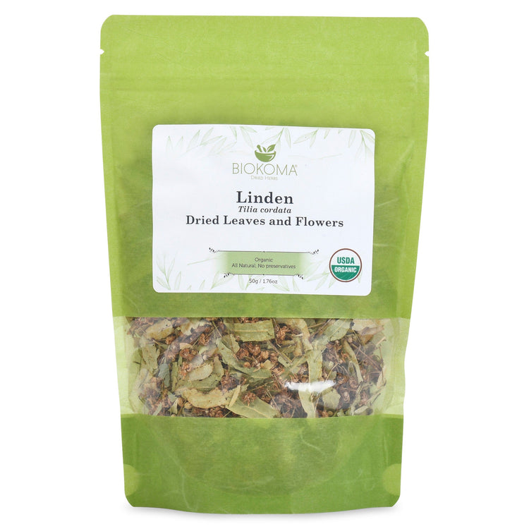 Linden Tilia Cordata Dried Leaves and Flowers - Herbal Tea
