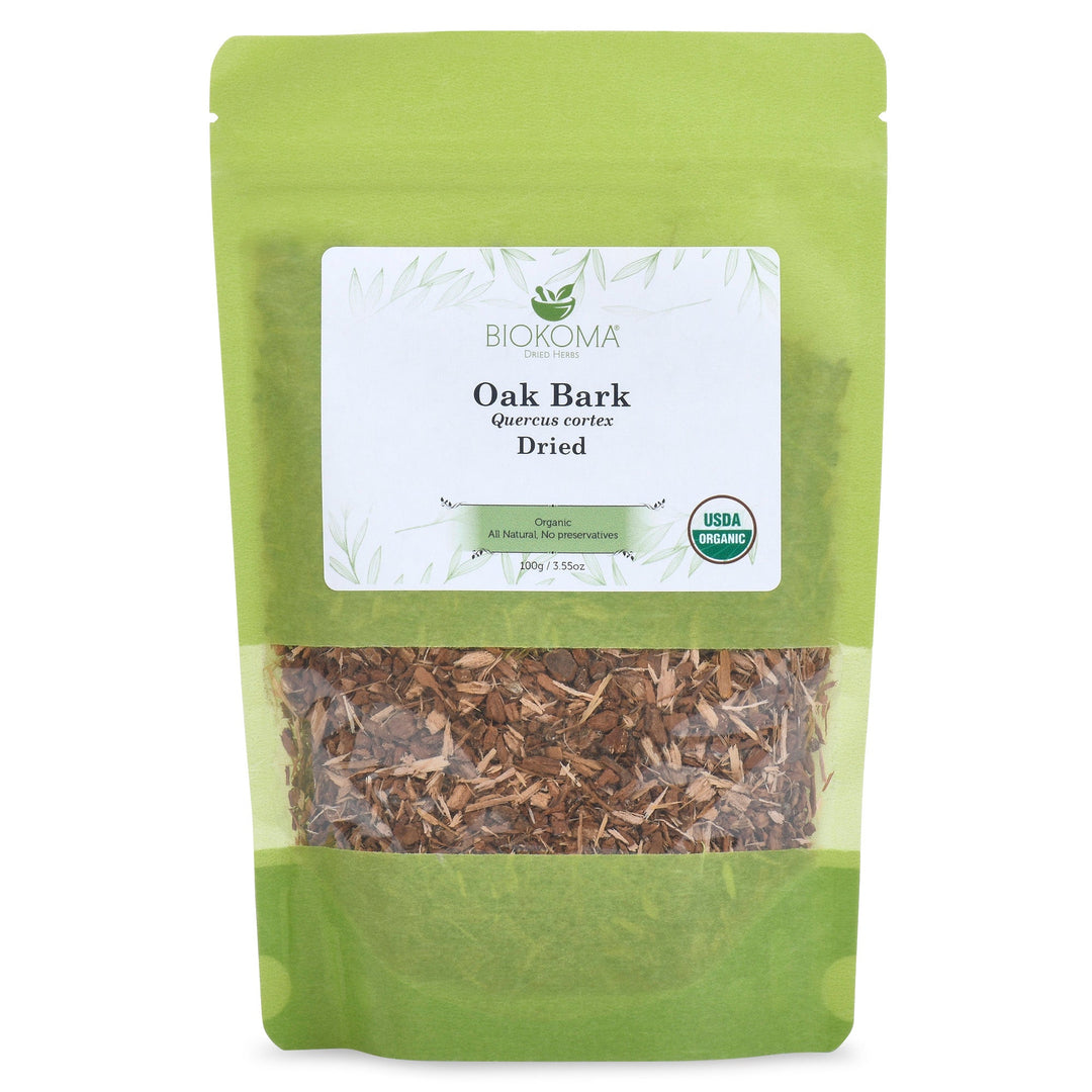 Oak Bark (Quercus Cortex) Organic Dried Bark Herbal Tea