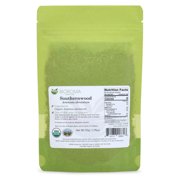 Southernwood (Artemisia abrotanum) Organic Dried Herb 