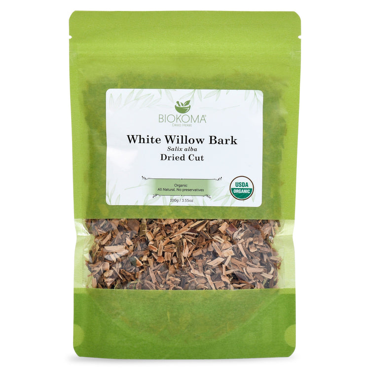 White Willow Bark (Salix Alba) Organic Dried Cut