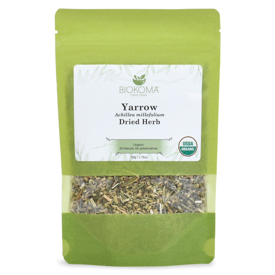 Yarrow (Achillea Millefolium) Organic Dried Herb Herbal Tea
